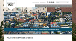 Desktop Screenshot of kivitaloinfo.fi
