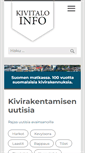 Mobile Screenshot of kivitaloinfo.fi